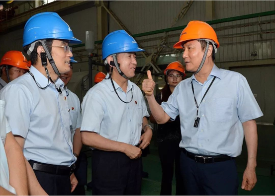省总工会主席郭大为调研一定发，，，，，，为企业转型生长点赞！