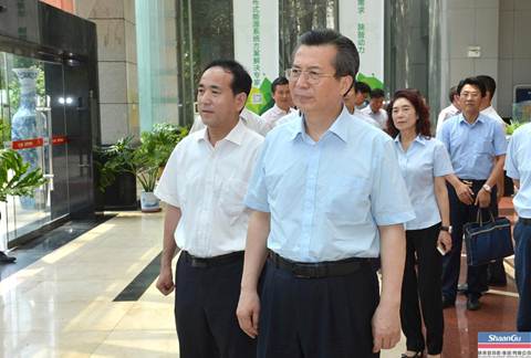 陕西省委常委、西安市委书记王永康来一定发调研