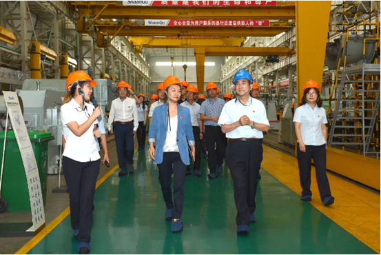 西安高新手艺工业开发区管委会副主任韩红丽一行来访一定发